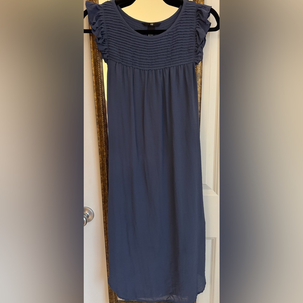 H&M Navy A-Line Dress